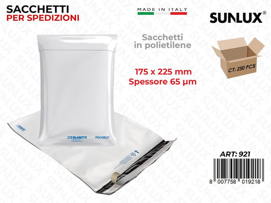 Blasetti Sacchetti Spedizioni 175*225MM / Pz da 250