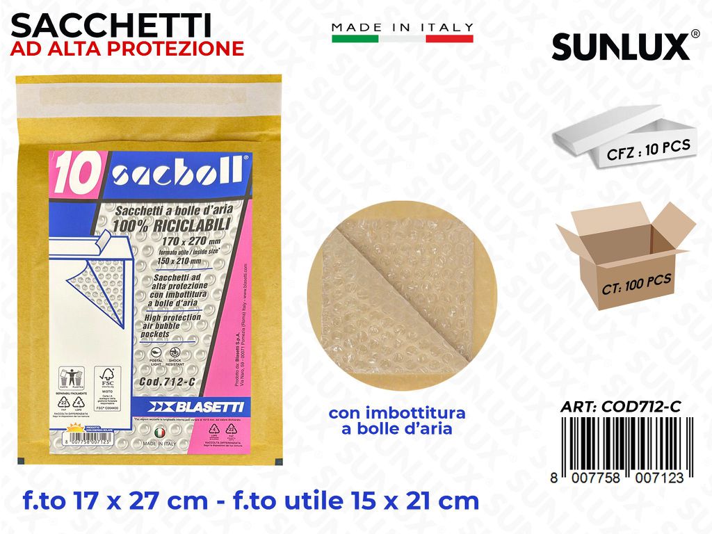 Sacchi Sacboll c 17*27CM