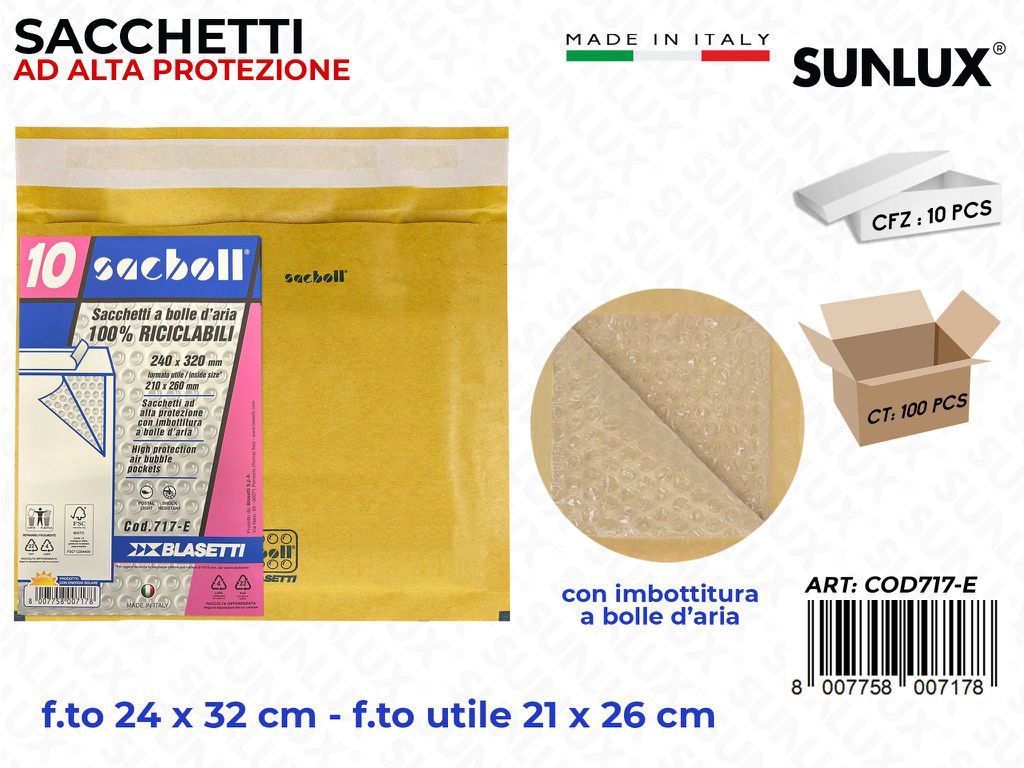 Sacchi Sacboll e 24*32CM