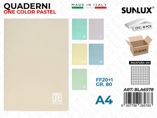 One Color Maxi Pastel FSC80 4M