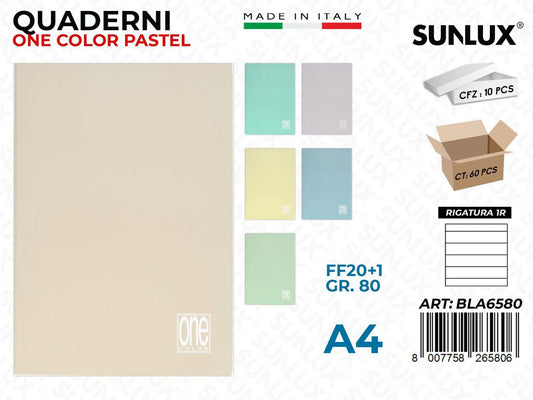 One Color Maxi Pastel FSC80 1R