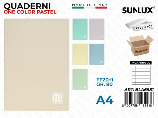 One Color Maxi Pastel FSC80 0C