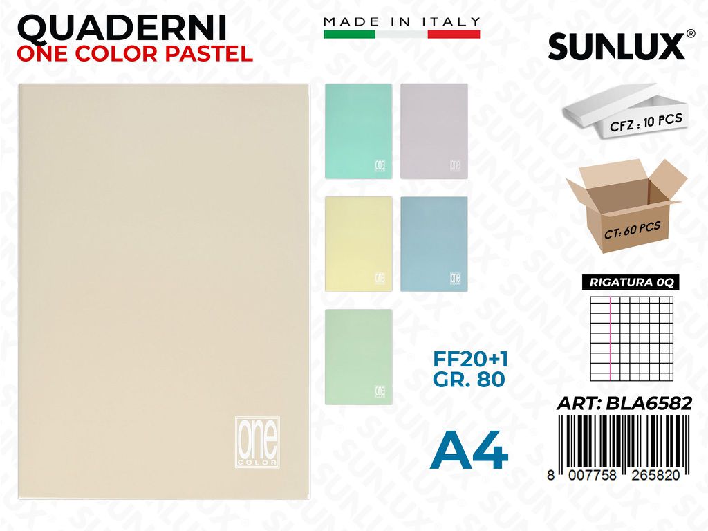 One Color Maxi Pastel FSC80 0Q