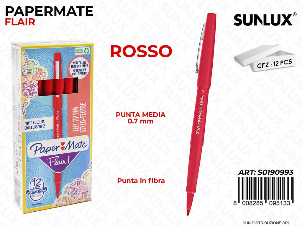 Papermate Flair Rosso 0.7MM