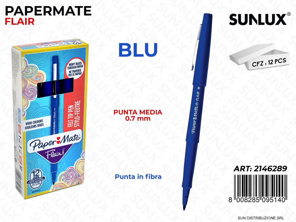 Papermate Flair Blu 0.7MM