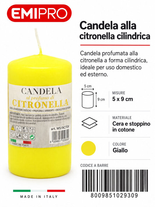 Moccolo Citronella 5X9