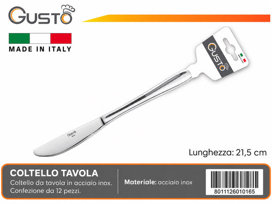 Linea Hotel Coltello Tav. Inox 2Pz Pk10Ho