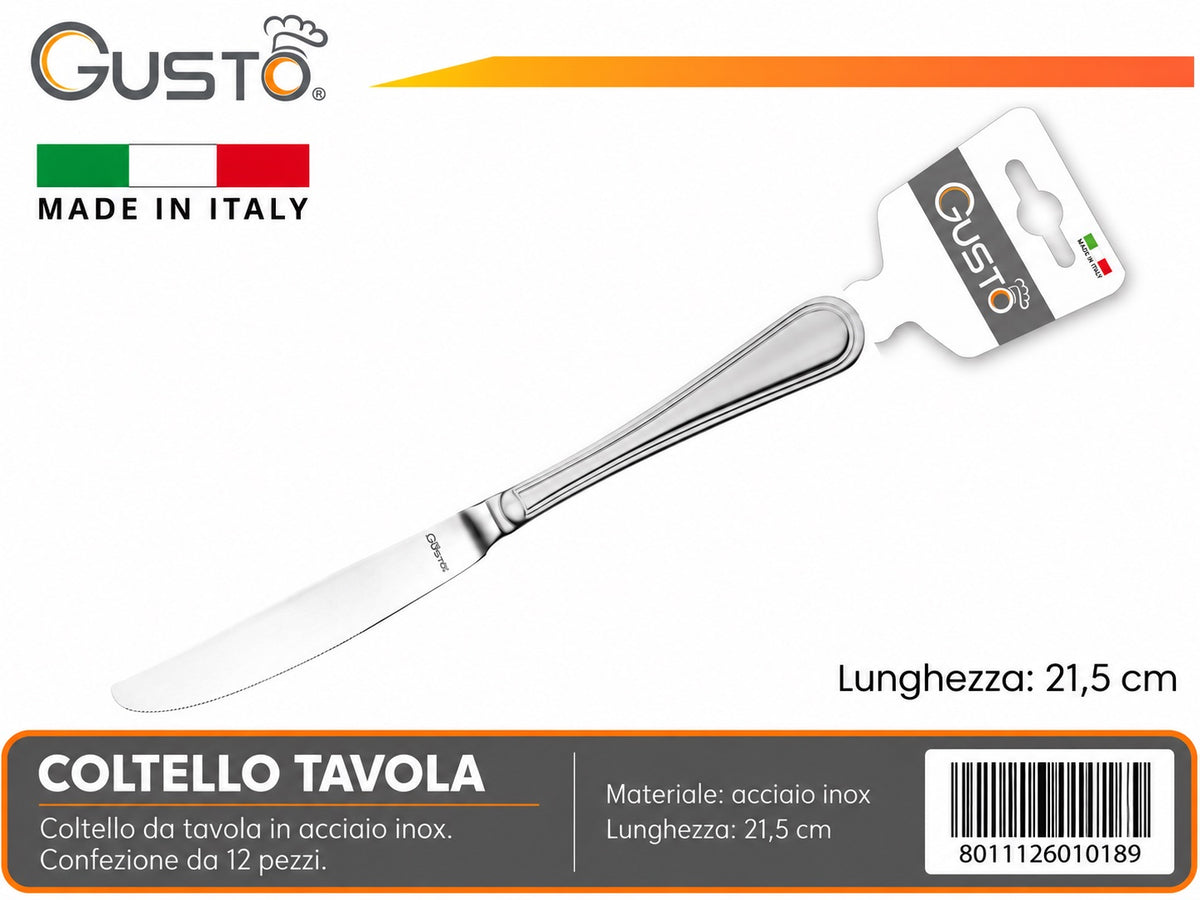 Linea Classic Coltello Tav. Inox 2Pz Pk10Cl