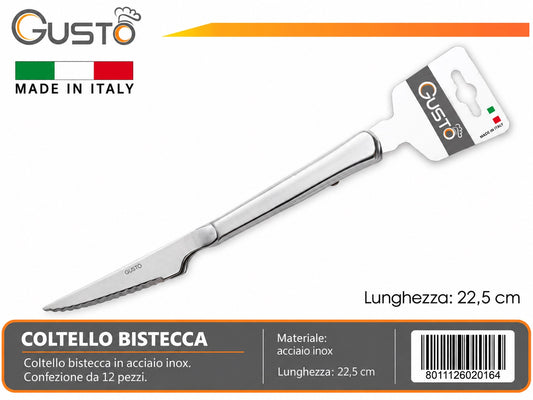 Linea Hotel Coltello Bistecca Inox 2Pz Pk20Ho