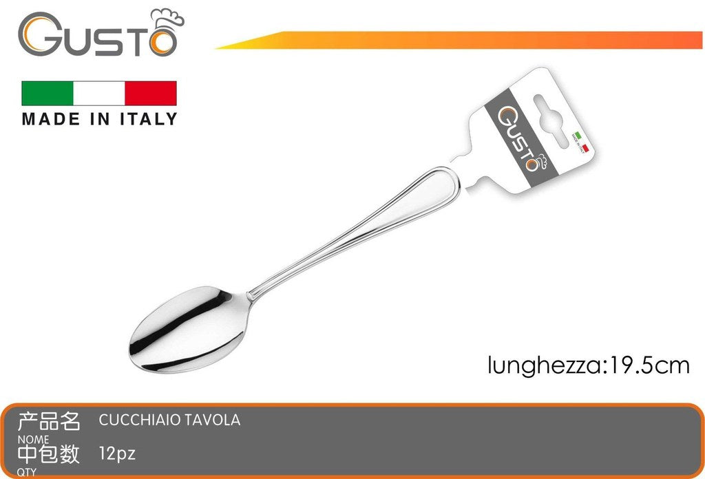 Linea Classic Cucchiaio Tav. Inox 3Pz Pk40Cl/Cs