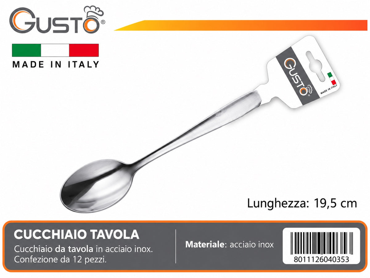Linea Hotel Cucchiaio Tav. Inox 3Pz Pk40Ho/Cs