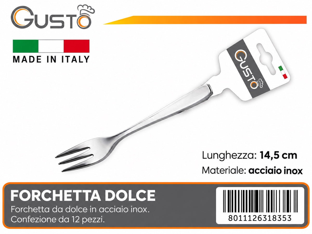 Linea Hotel Forchetta Dolce Inox 3Pz 3Pk180Ho/Cs