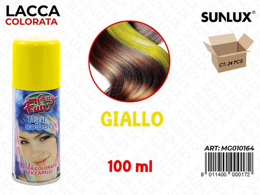 Giallo Lacca Colorata Per Capelli 100Ml