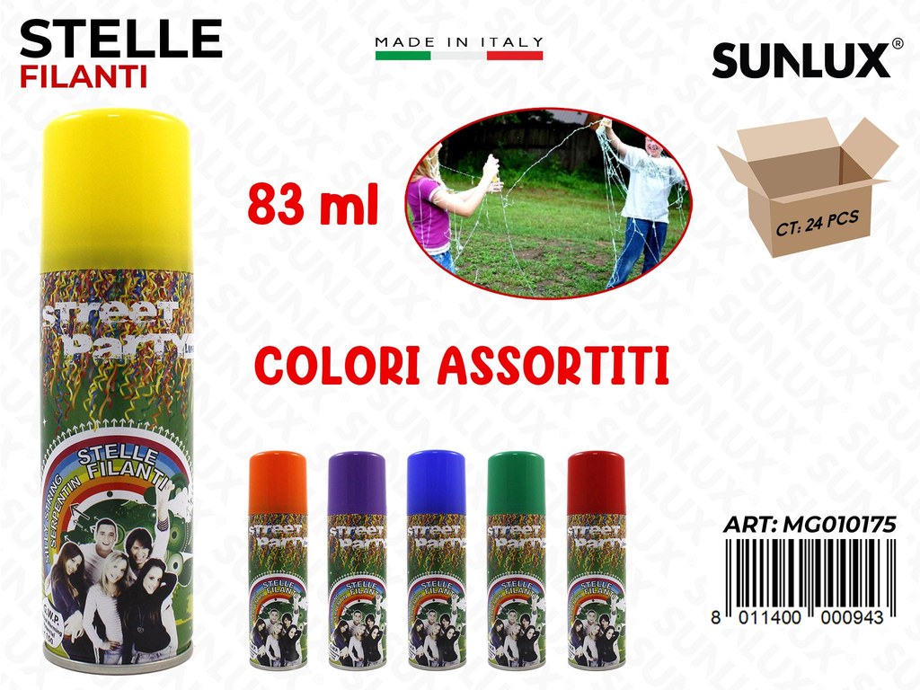 **STELLE FILANTI SPRAY 83 ML COLORI ASS.