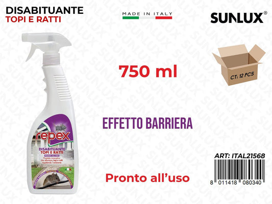Disabituante Topi e Ratti Spray 750ML