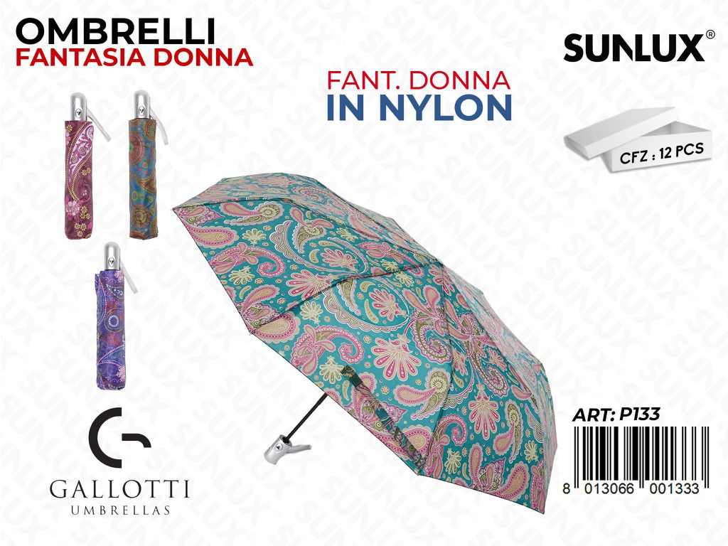Ombrelli Mini Nylon Fant.donna Ass.