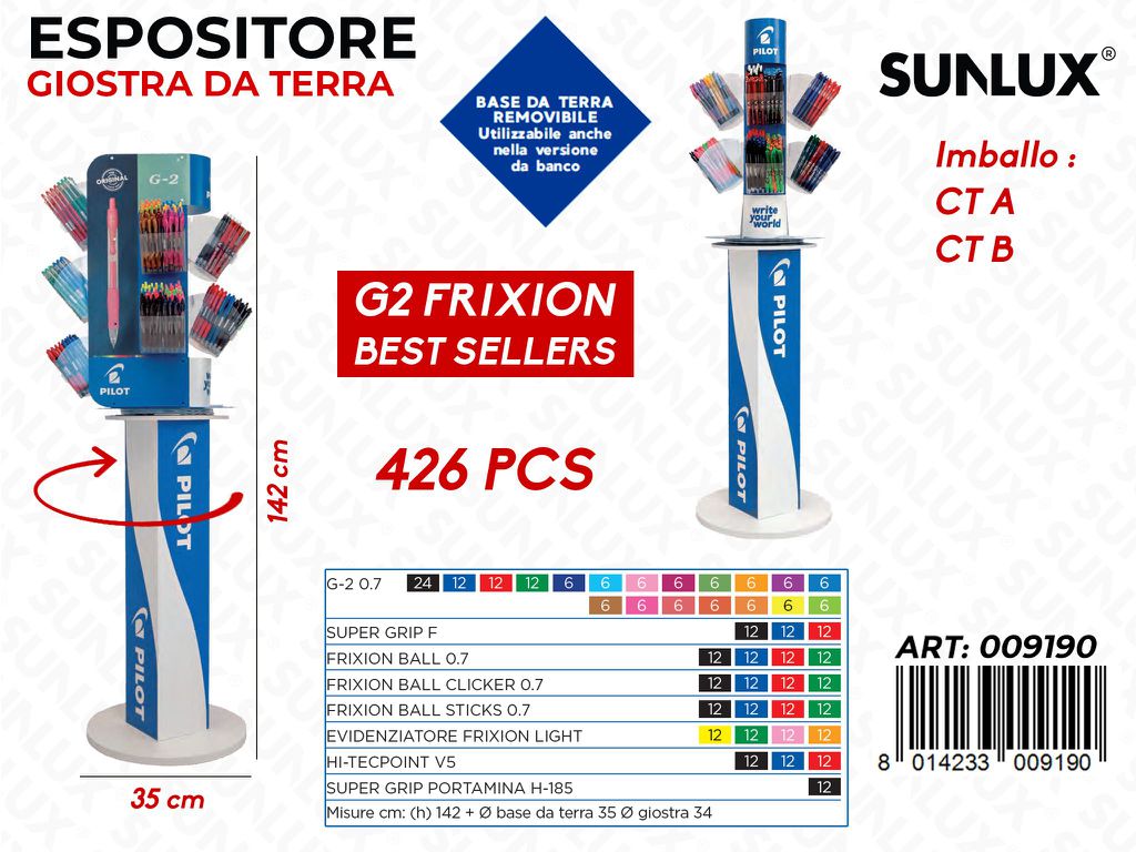 Giostra G-2 Frixion Best Sellers 35*142CM