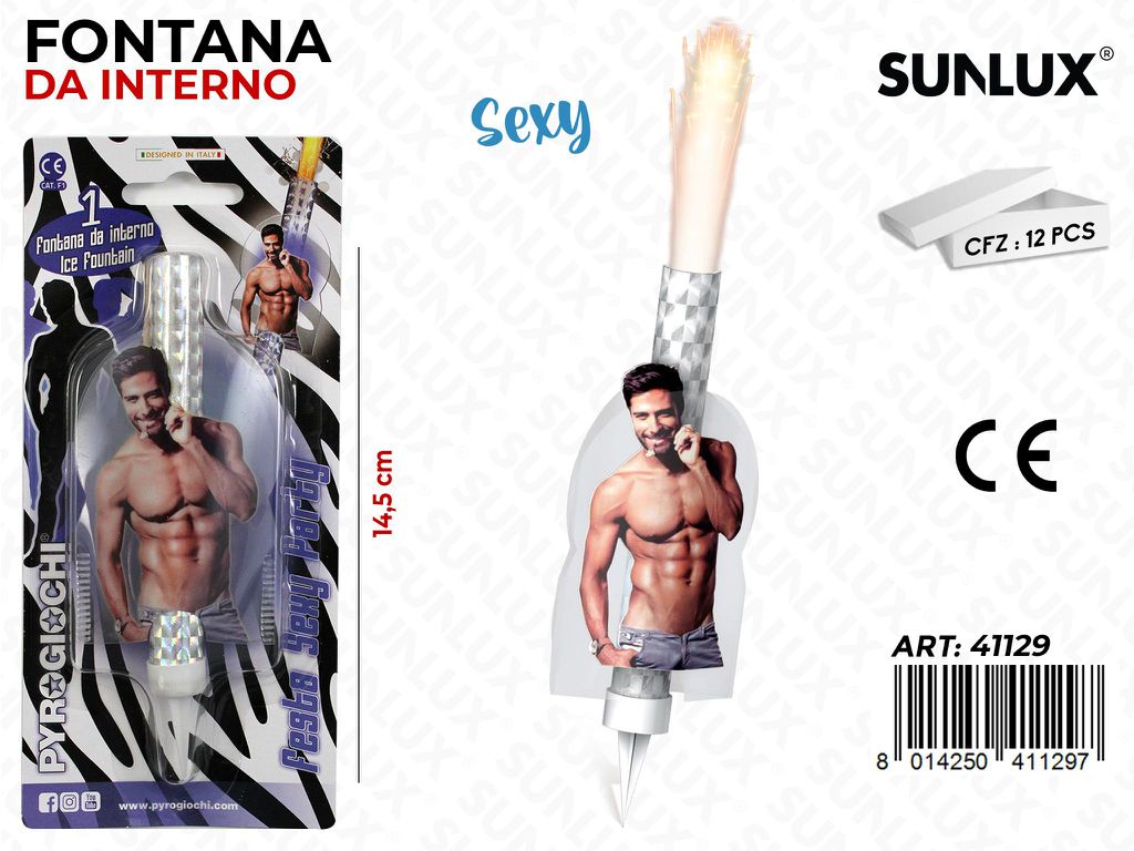 FONTANA DA INTERNO SEXY BOY 14.5CM