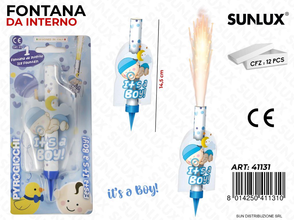 FONTANA DA INTERNO ITS A BOY 14.5CM
