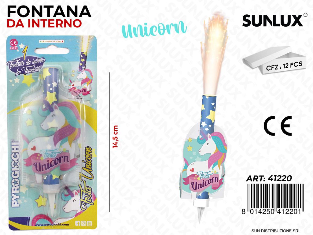 FONTANA DA INTERNO UNICORN 14.5CM