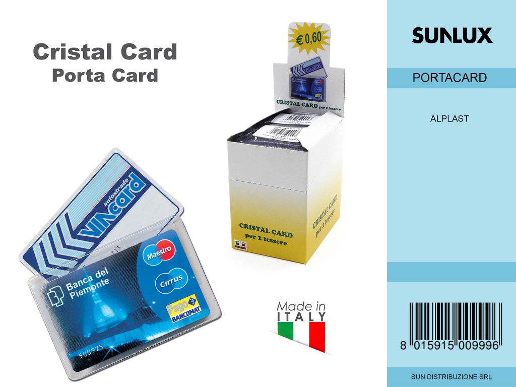 999 Cristalcard 100PZ/Pacco