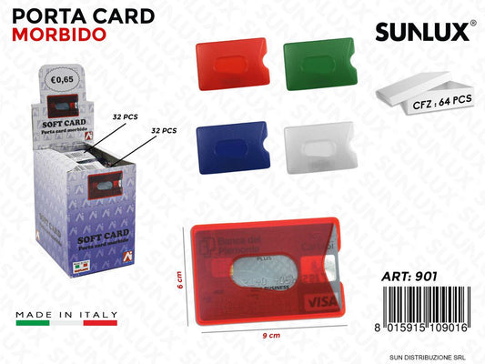 901 Soft Card Col. Ass. 64PZ/Pacco