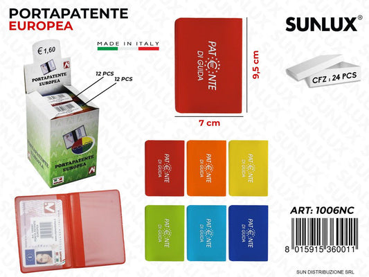 1006NC Portapatente Europea Col. Ass. 24PZ/Pacco