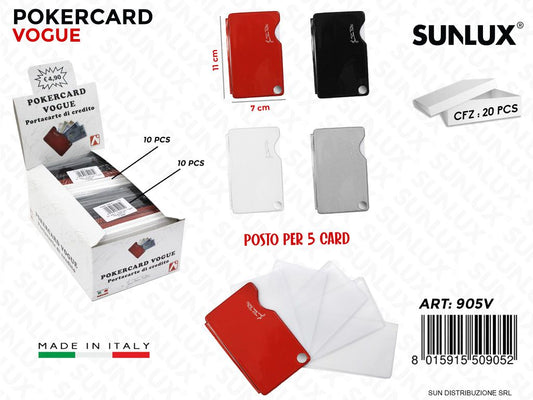 905V Pokercard Vogue 11*7CM 20PZ /Pacco