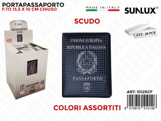 1012SCF Portapassapor. Scudo Carbon 12PZ/Pacco