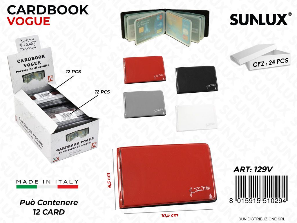 1029V Cardbook Vogue By J. P. P. 10.5*6.5CM 24PZ/Pacco