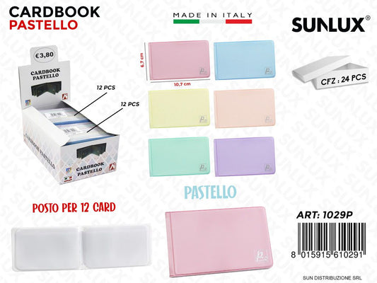 1029P Cardbook Pastel 10.7*6.7CM 24PZ/Pacco