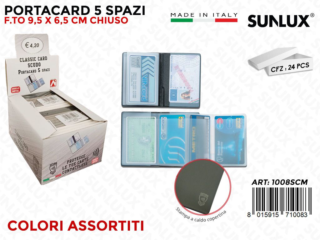 1008SCM Classic Card Scudo Metal 24PZ/Pacco