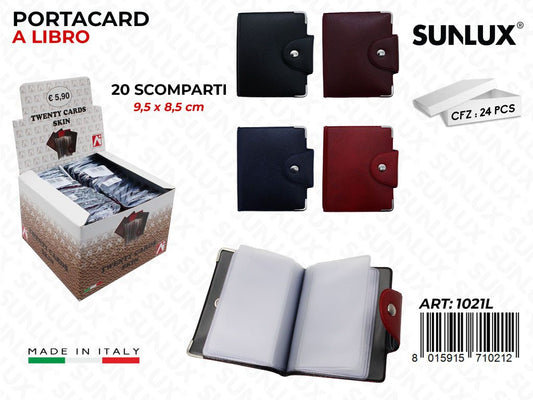 1021L Twenty Cards Skin 9.5*8.5CM 20SC. 24PZ/Pacco