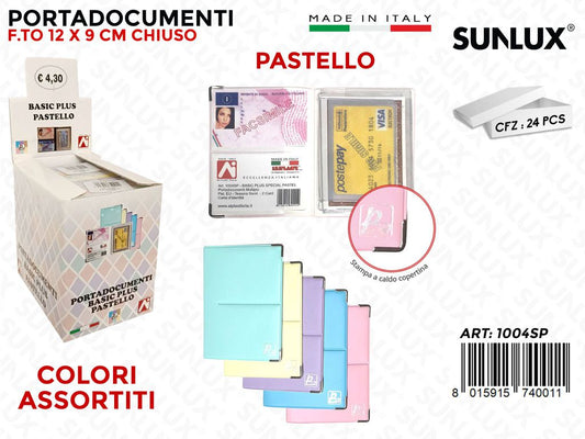 1004SP Basic Plus Pastel 12.2*9CM Ass. 24PZ/Pacco