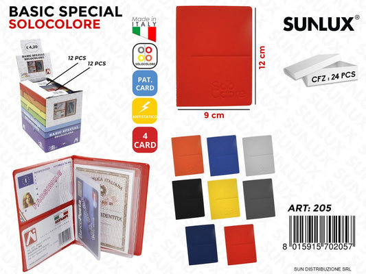 Basic Special Solocolore 9*12CM 24PZ/Pacco