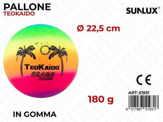 Pallone Teokaido in Gomma 180GR 22.5CM