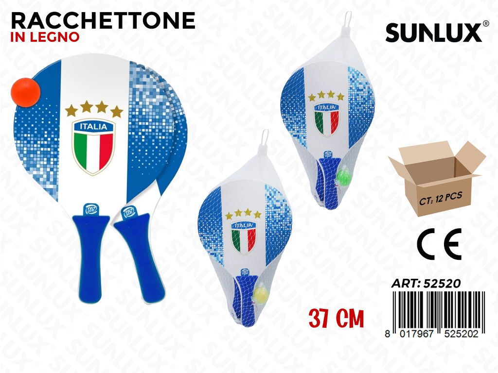 Racchettoni in Legno 37CM