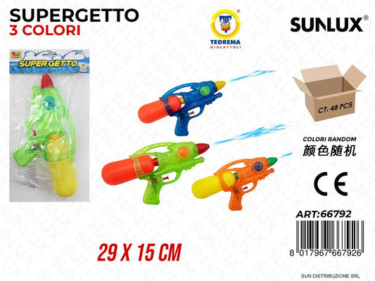Pistola Supergetto Col. Ass. 29*15CM