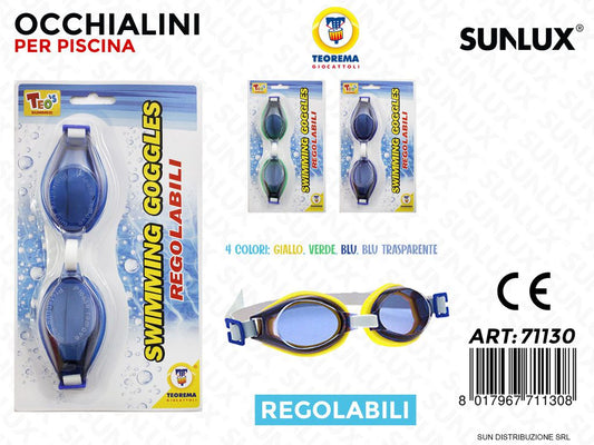 Occhialini per Piscina Regol. 4 Col. Ass.