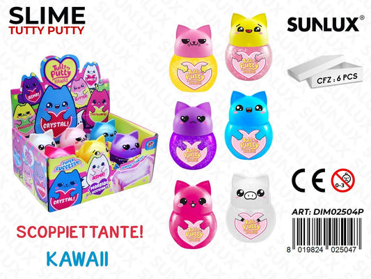 Slime Tutty Putty Kawaii Scoppiettante Ass.