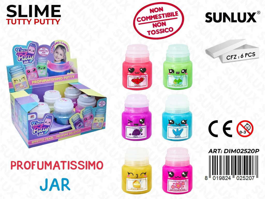 Slime Tutty Putty Jar Profumatissimo Ass.