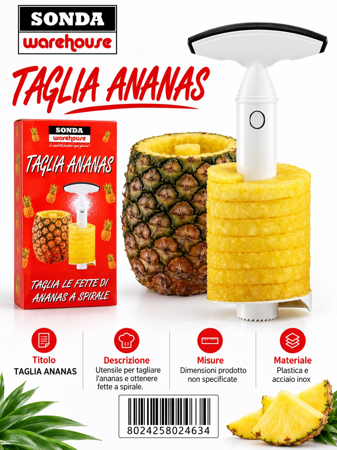 Taglia Ananas Cs-684