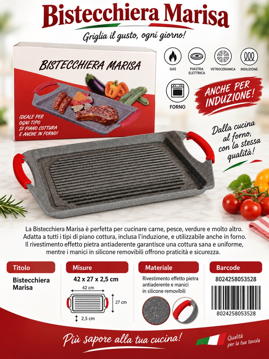 Bistecchiera Dgr-Aw4527 Marisa All.