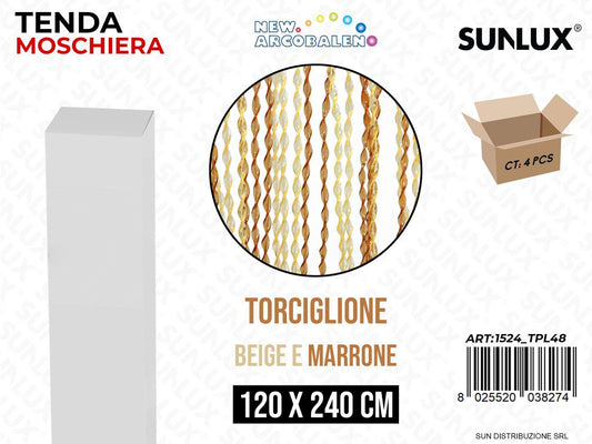 Tenda Moschiera Torciglione Pvc 120*240CM