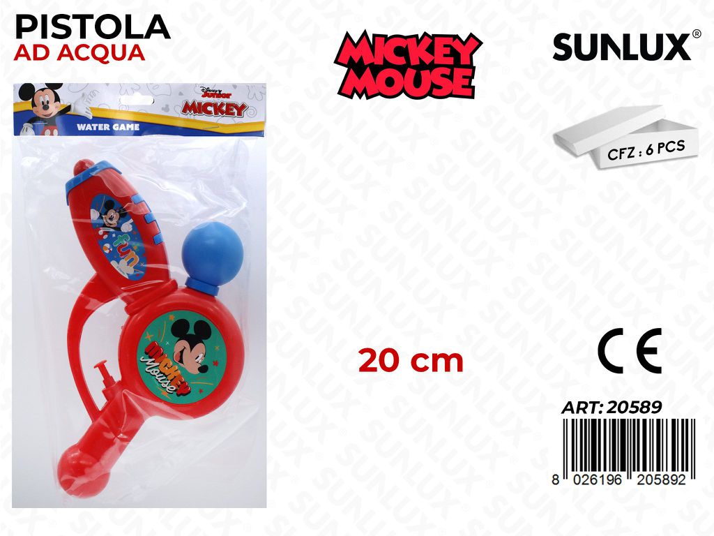 Pistola Ad Acqua Mickey Mouse 20CM