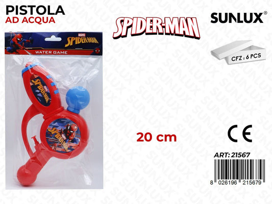 Pistola Ad Acqua Spiderman 20CM