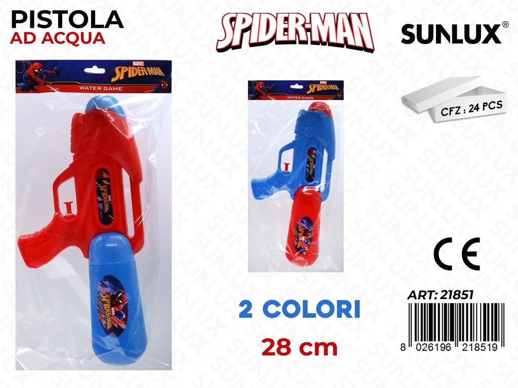 Pistola Ad Acqua Spiderman Ass. 28CM