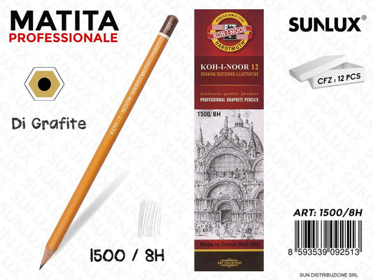 Matite Professionali di Grafite 8H