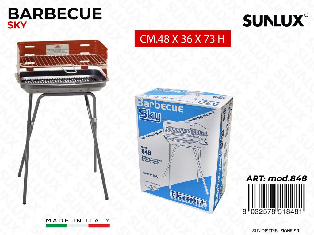 Barbecue Sky a Carbonella 48*36*73CM