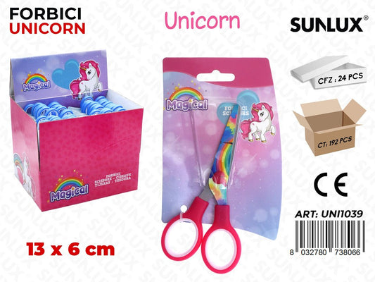 ESP. FORBICI UNICORN 13*6CM